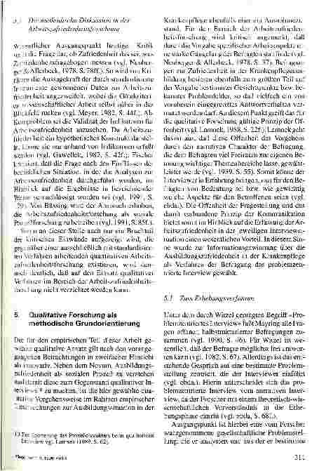 Vorschauseite 5: Qualitative versus quantitative Forschungsmethoden: Paradigmatische Alternativen - ein Thema in der Krankenpflege?