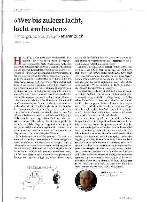 Vorschauseite 1: Wer bis zuletzt lacht, lacht am besten