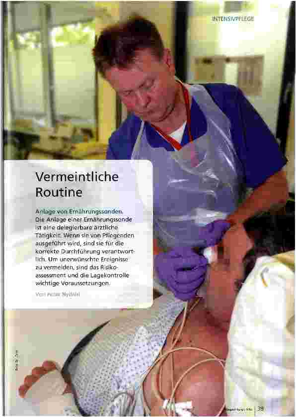 Vorschauseite 1: Vermeintliche Routine