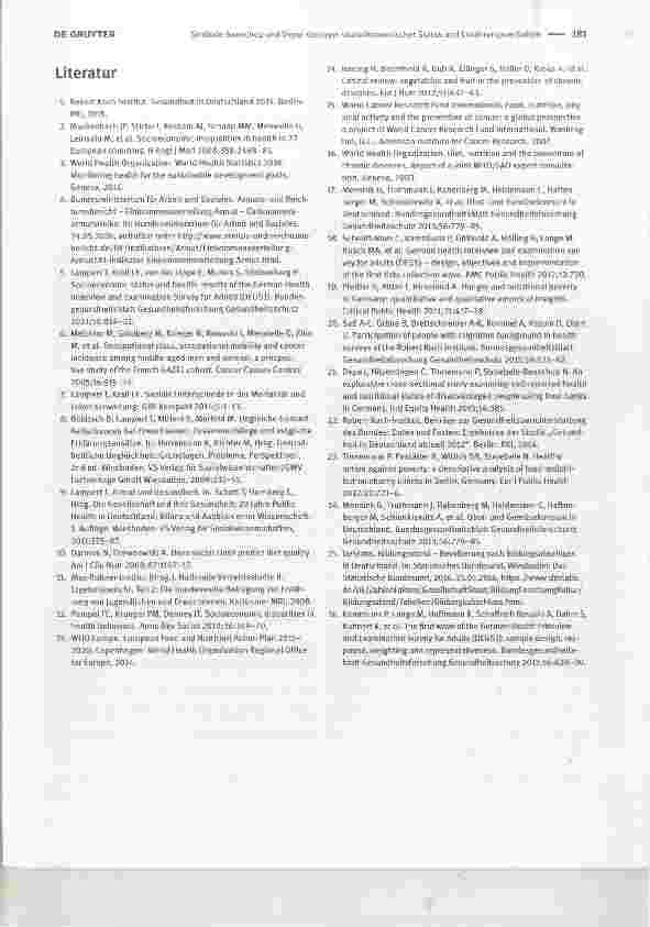 Vorschauseite 3: Geringer sozioökonomischer Status und Ernährungsverhalten am Beispiel von Tafelkunden in Deutschland
