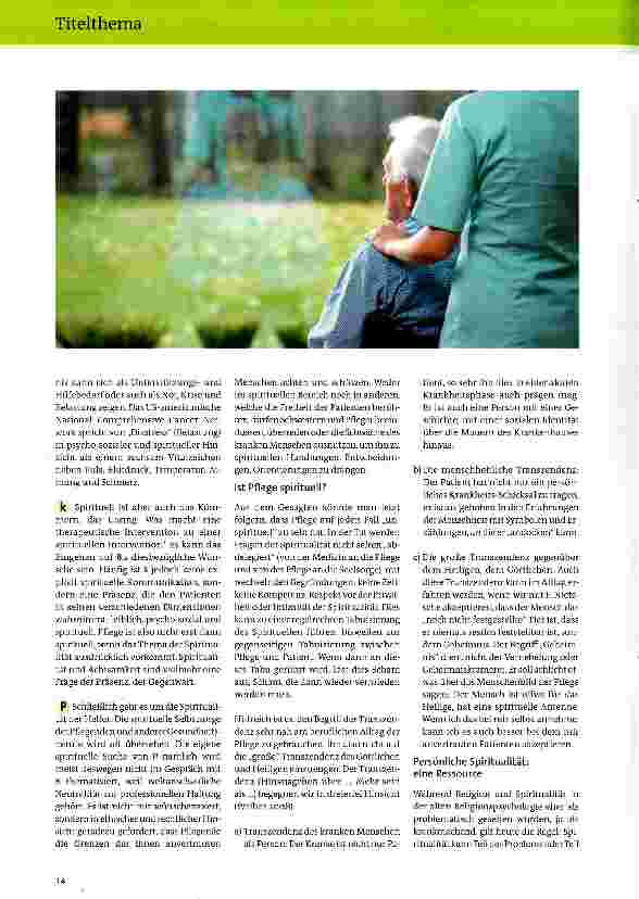 Vorschauseite 3: Spiritual Care