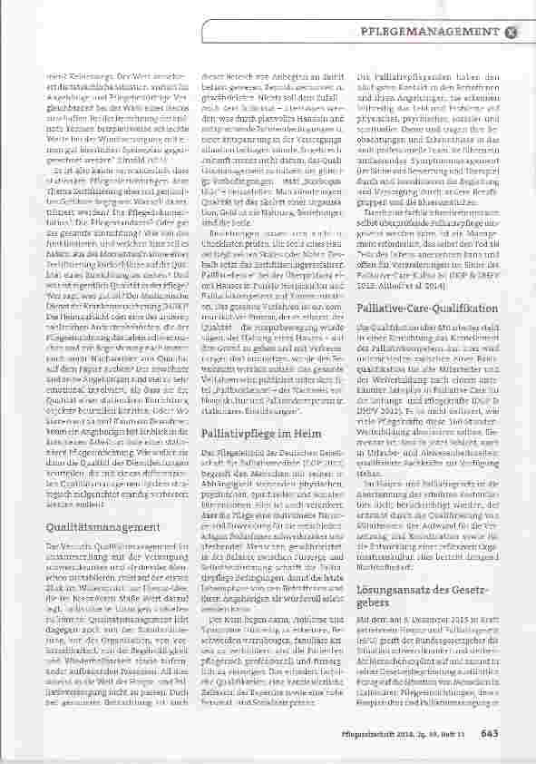 Vorschauseite 2: Fürsorgliche Pflege trotz Papierkram