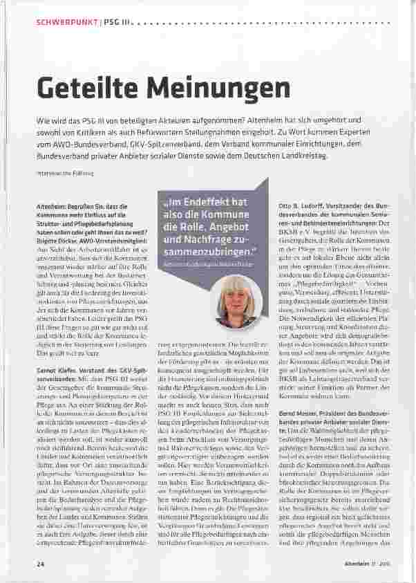 Vorschauseite 1: Geteilte Meinungen