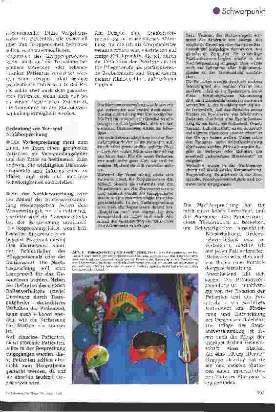 Vorschauseite 5: Psychiatrische Pflege und Psychotherapie Stationsversammlung unter milieu-therapeutischen Gesichtspunkten