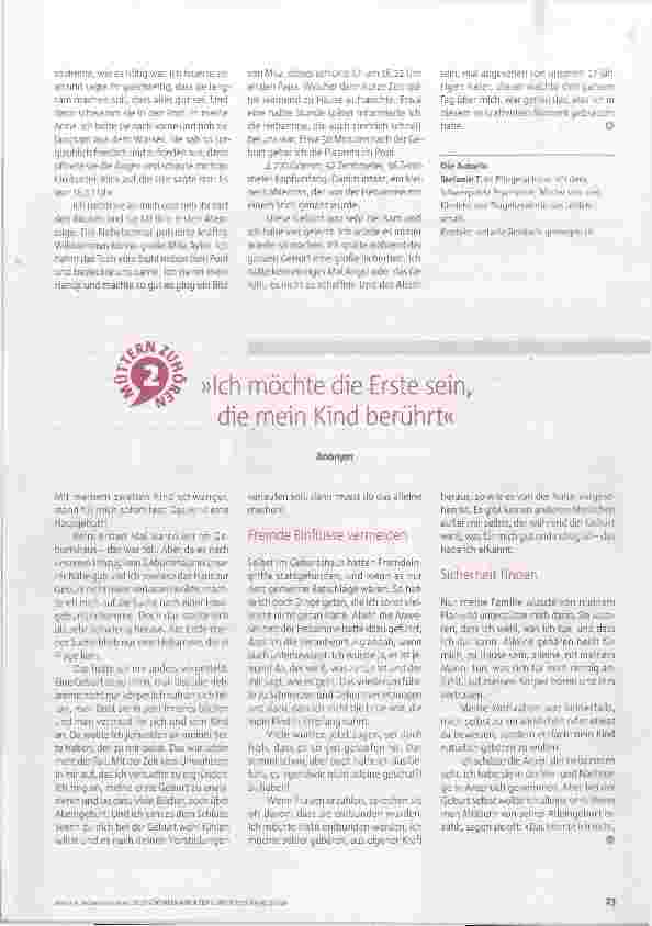 Vorschauseite 4: Müttern zuhören