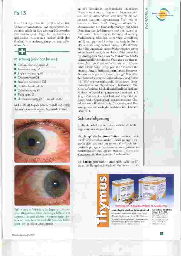 Vorschauseite 5: Die Konstitutionslehre der Irisdiagnose auf dem „Prüfstand“