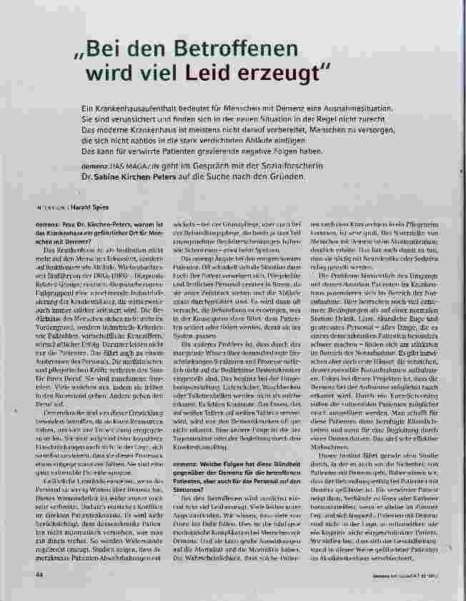 Vorschauseite 1: Bei den Betroffenen wird viel Leid erzeugt