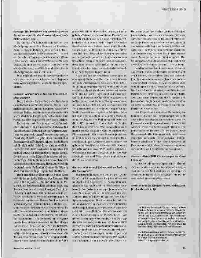 Vorschauseite 2: Bei den Betroffenen wird viel Leid erzeugt