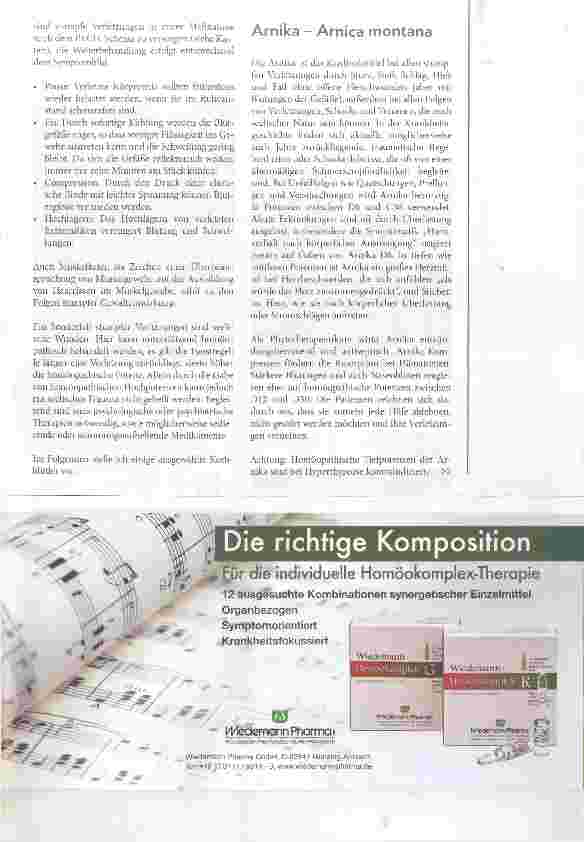 Vorschauseite 2: Korbblütler Hilfe mit homöopathischen Zubereitungen