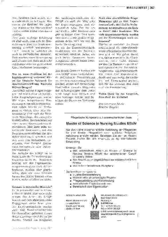 Vorschauseite 4: Die Implementierung darf nicht auf die Praktiker abgeschoben werden