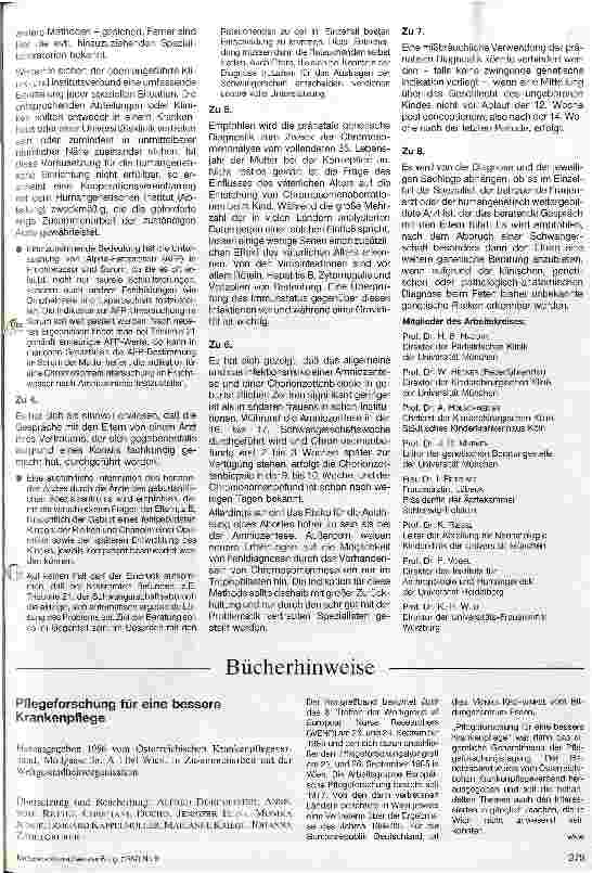 Vorschauseite 2: Pränatale Diagnostik