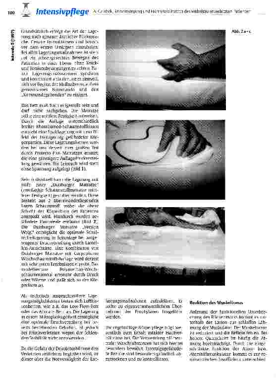 Vorschauseite 3: Erstversorgung und Frührehabilitation des wirbelsäulenverletzten Patienten auf der Intensivstation