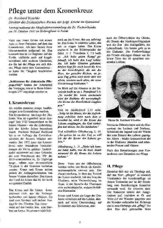 Vorschauseite 1: Pflege unter dem Kronenkreuz