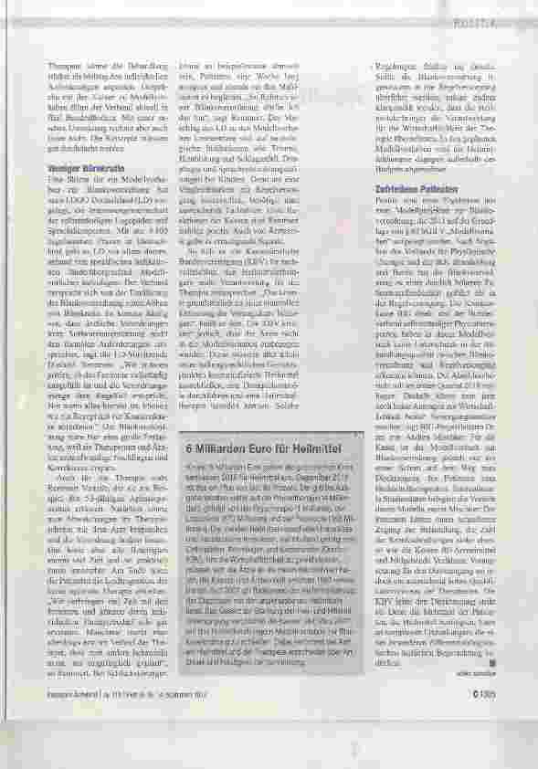 Vorschauseite 2: Blankoverordnung auf Probe
