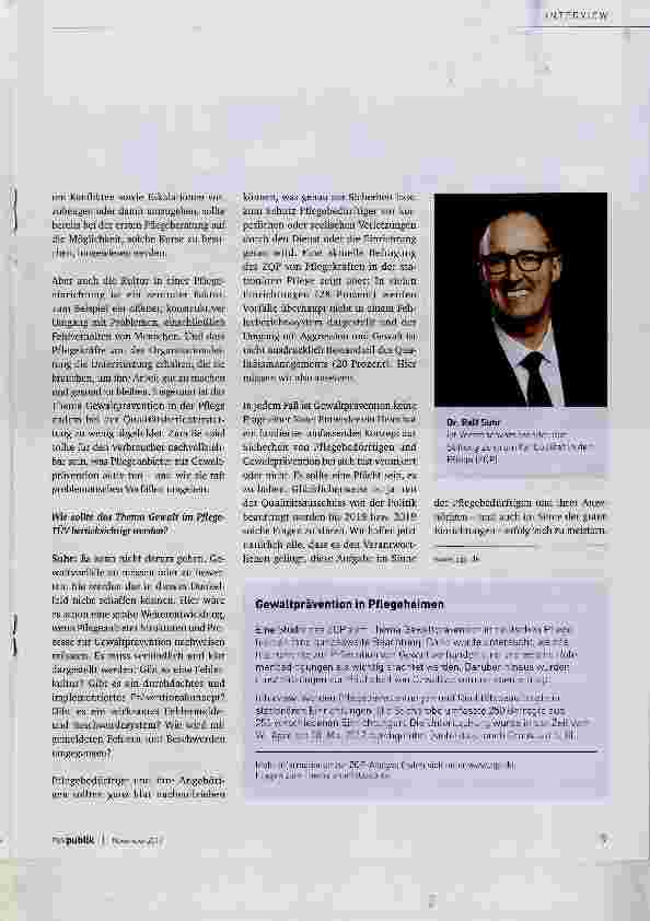 Vorschauseite 2: „Gewalt in der Pflege fängt nicht beim Schlagen an.“