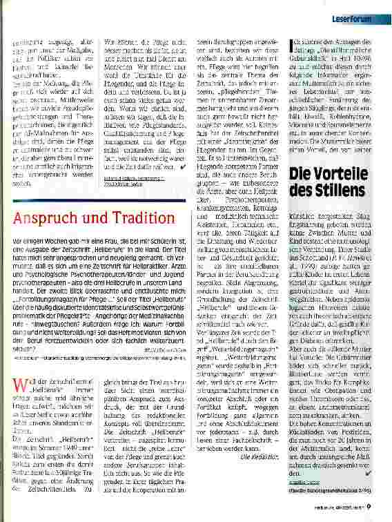Vorschauseite 2: Pflegekammer kontrovers
