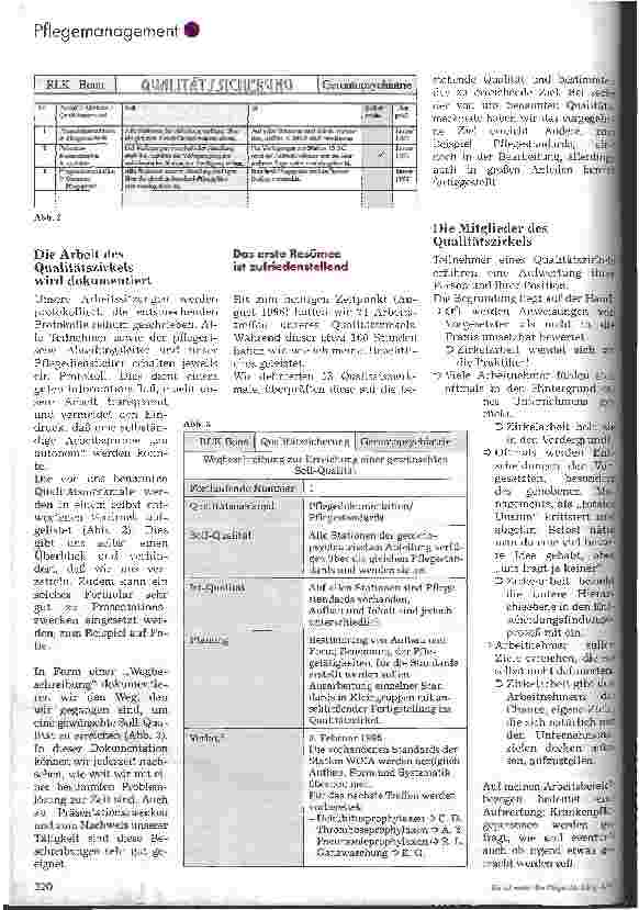 Vorschauseite 4: Die Ziele sind Wirtschaftlichkeit und Zufriedenheit - Aufbau eines Qualitätszirkels Krankenpflege in der Rheinischen Landesklinik Bonn -