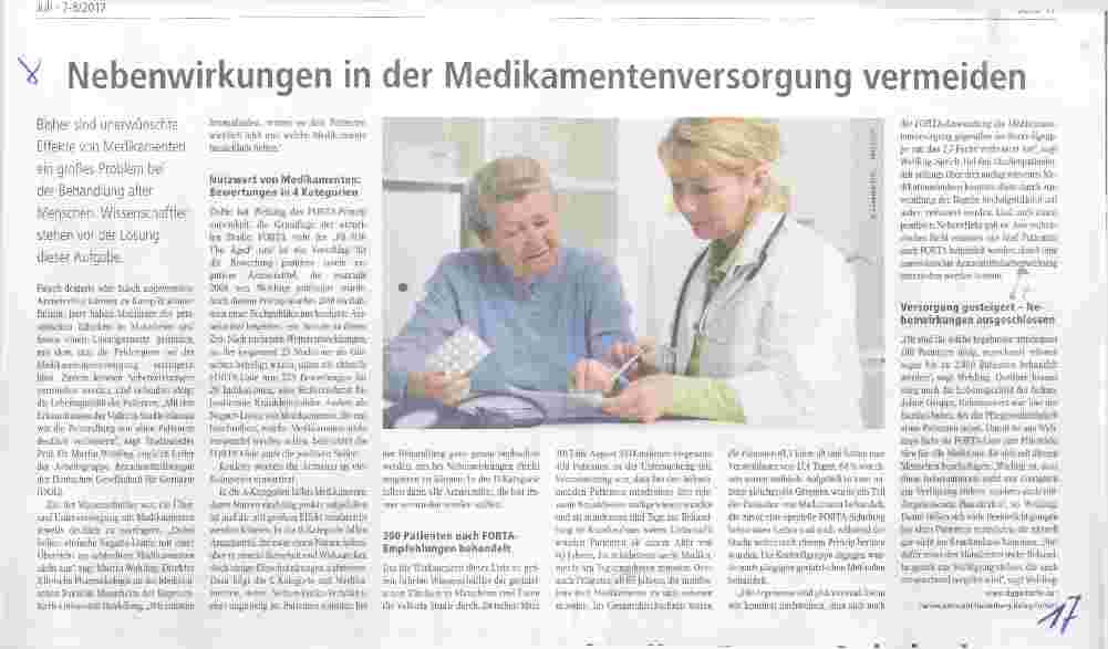 Vorschauseite 1: Nebenwirkungen in der Medikamentenversorgung vermeiden