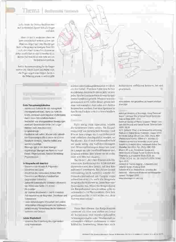 Vorschauseite 5: Engpass im Handgelenk