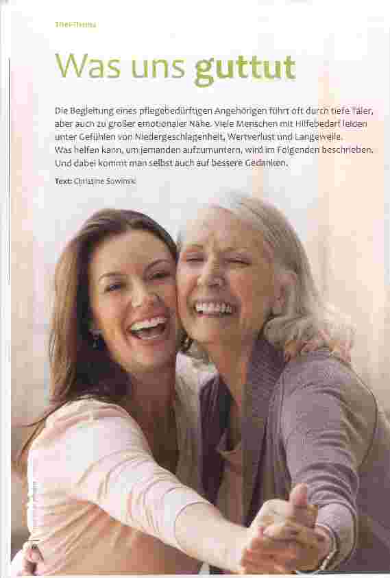 Vorschauseite 1: Was uns guttut