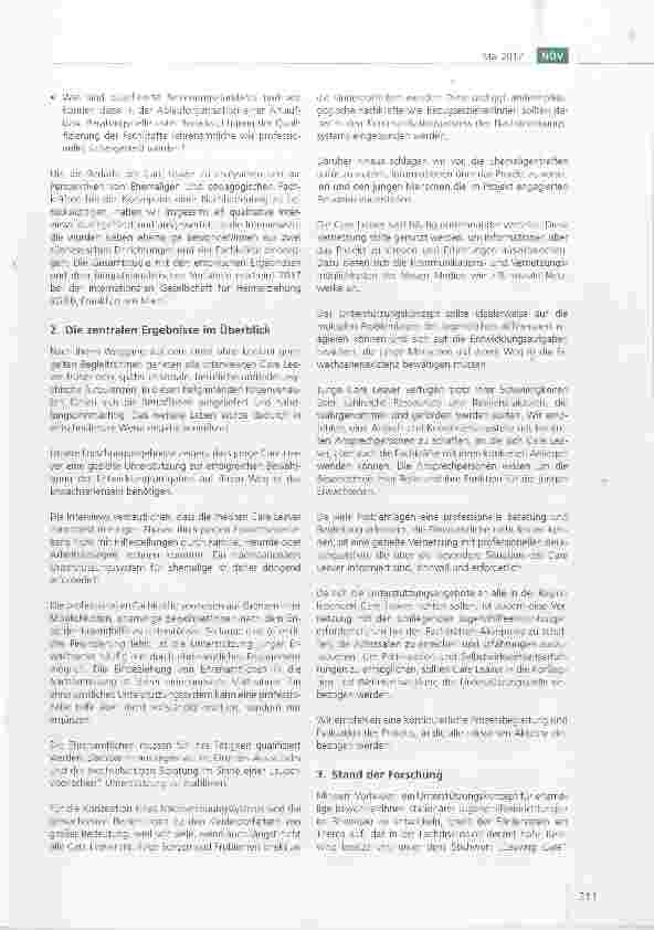 Vorschauseite 2: Care Leaver: Junge Erwachsene nach der Heimerziehung