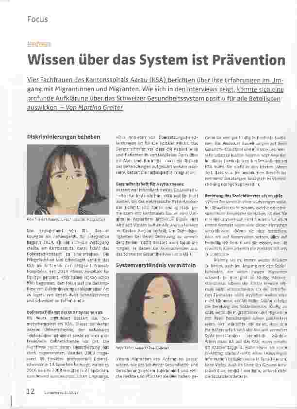 Vorschauseite 1: Wissen über das System ist Prävention