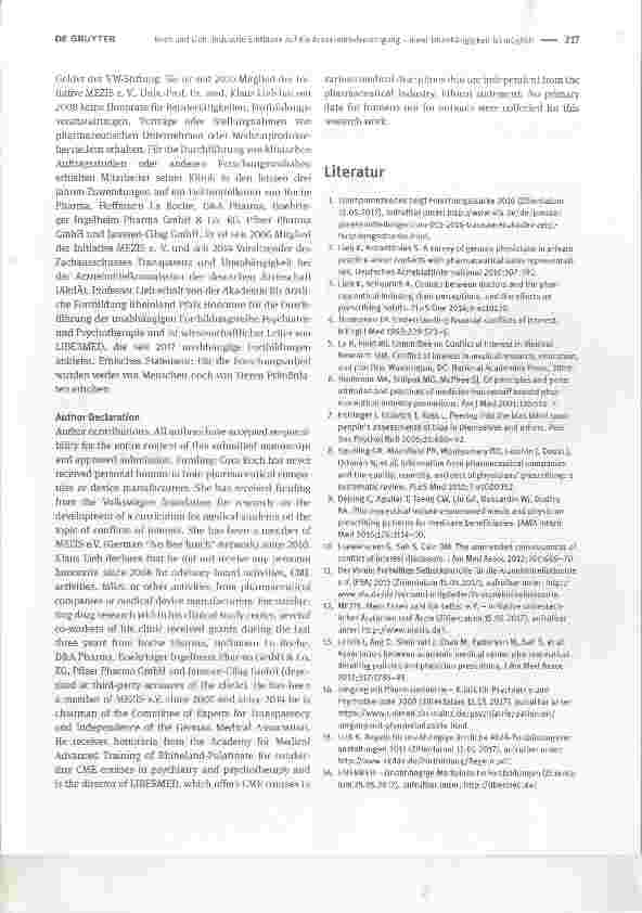 Vorschauseite 3: Industrie-Einflüsse auf die Arzneimittelversorgung mehr Unabhängigkeit ist möglich