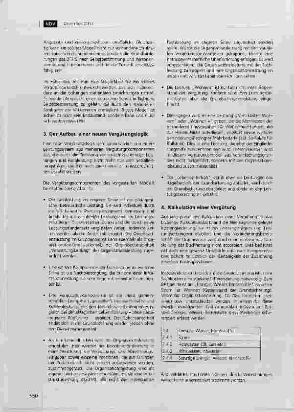 Vorschauseite 2: Ein Vergütungsmodell zur Umsetzung des Bundesteilhabegesetzes