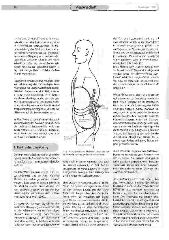 Vorschauseite 6: Die segmentale Stabilisierung der Lendenwirbelsäule - Biomechanik, Wirkungsweise und Training der stabilisierenden Muskulatur