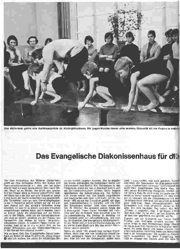 Vorschauseite 1: Das Evangelische Diakoniehaus für die Grafschaft Mark und das Siegenland in Witten/Ruhr