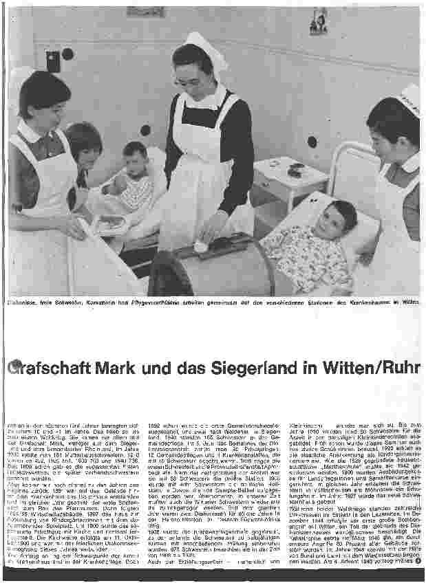 Vorschauseite 2: Das Evangelische Diakoniehaus für die Grafschaft Mark und das Siegenland in Witten/Ruhr