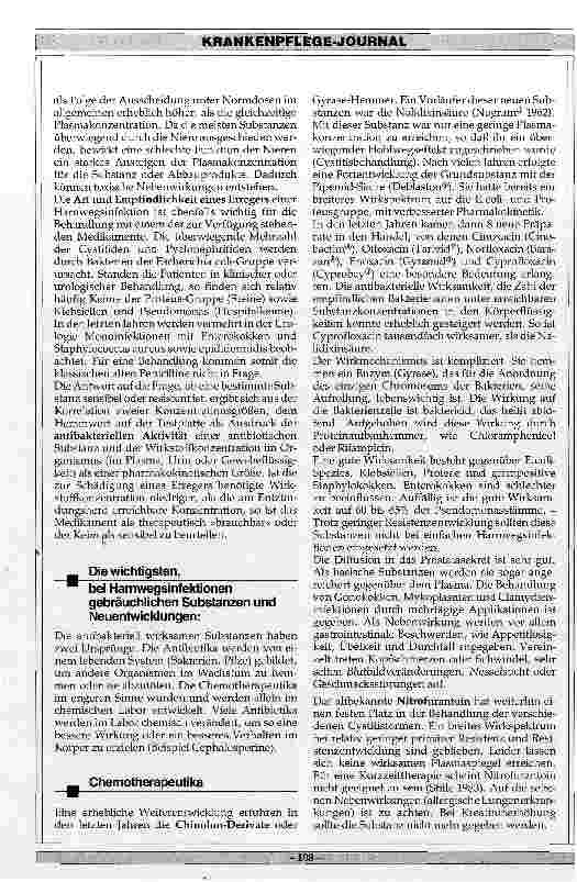 Vorschauseite 2: Chemotherapie von Harnwegsinfekten