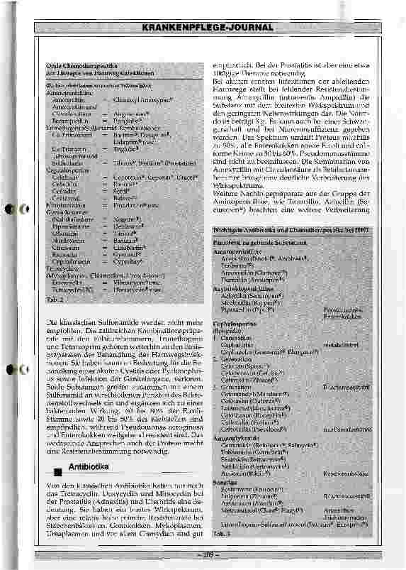 Vorschauseite 3: Chemotherapie von Harnwegsinfekten