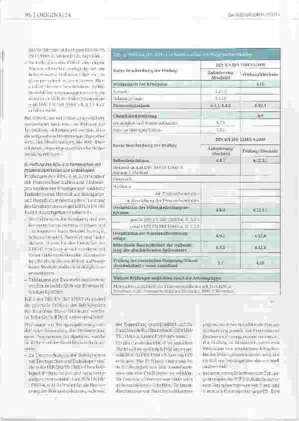 Vorschauseite 5: Durchführung und Umfang der Typprüfung von Reinigungs-Desinfektionsgeräten zur Aufbereitung thermolabiler Endoskope gemäß Normenreihe DIN EN IS015883