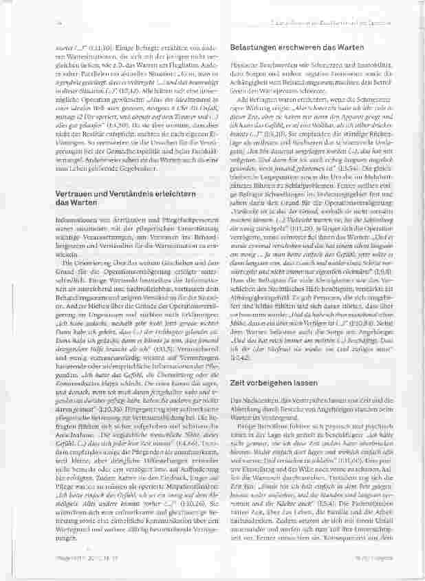 Vorschauseite 6: Wie Patient(inn)en mit einer Hüft oder Beckenfraktur das Warten auf die Operation erleben