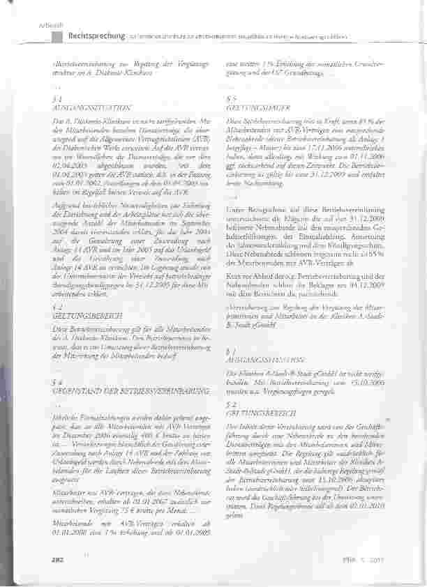 Vorschauseite 3: Zur rechtlichen Einordnung der arbeitsvertraglichen Bezugnahme auf kirchliche Arbeitsvertragsrichtlinien