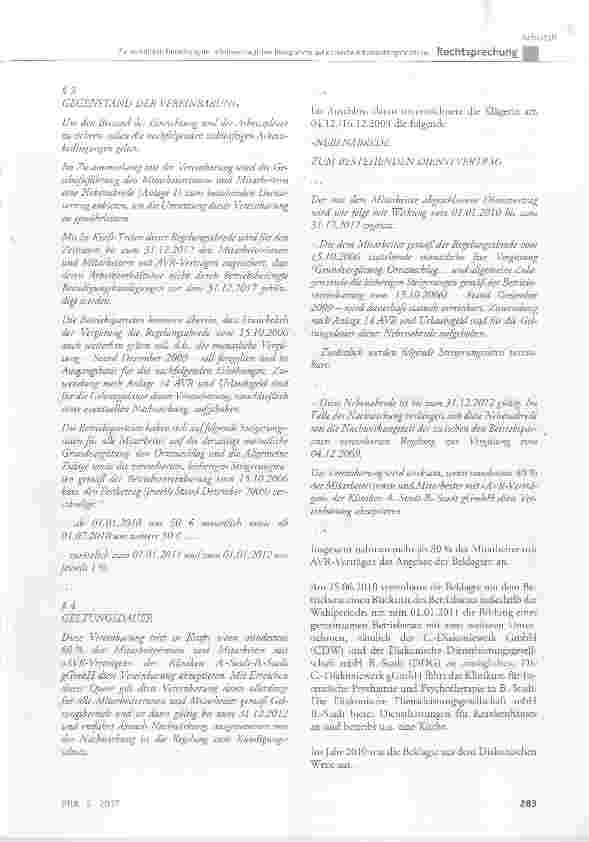 Vorschauseite 4: Zur rechtlichen Einordnung der arbeitsvertraglichen Bezugnahme auf kirchliche Arbeitsvertragsrichtlinien