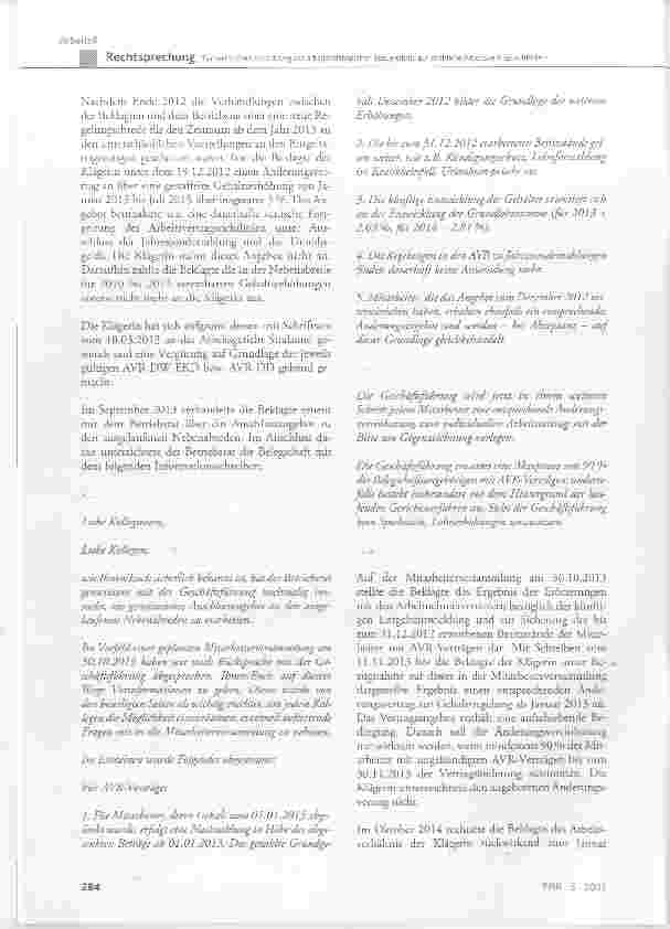 Vorschauseite 5: Zur rechtlichen Einordnung der arbeitsvertraglichen Bezugnahme auf kirchliche Arbeitsvertragsrichtlinien