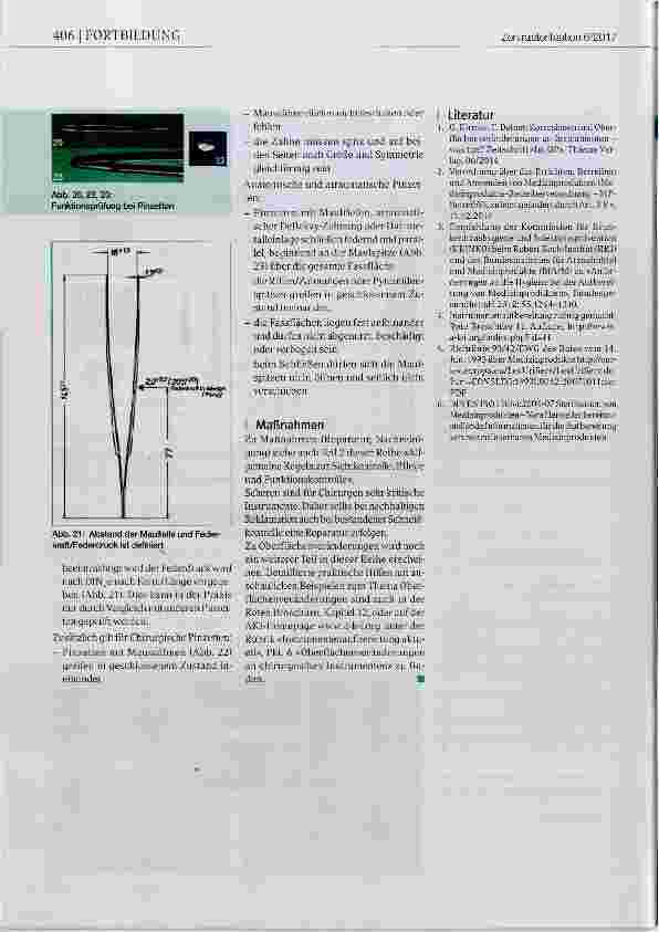 Vorschauseite 4: Qualitätsmanagement in der AEMP Chirurgische Standard-Instrumente