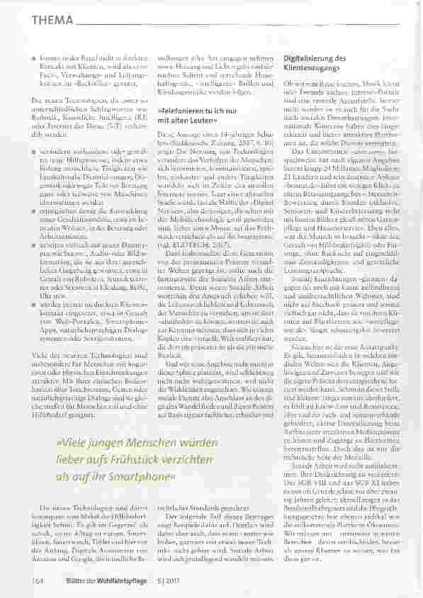 Vorschauseite 2: Soziale Arbeit im digitalen Wandel