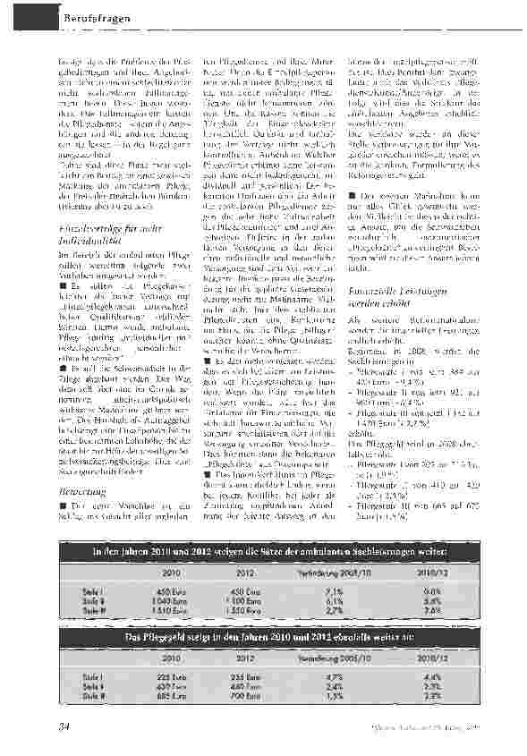 Vorschauseite 2: Auswirkungen der Pflegereform