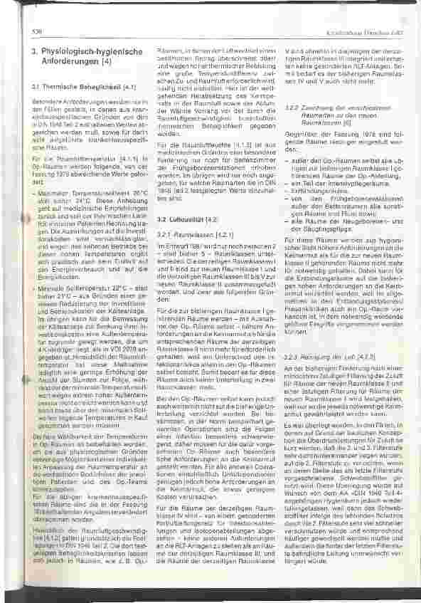 Vorschauseite 2: Erläuterungen zum Neufassungsentwurf für die DIN 1946 Teil 4 - Raumlufttechnische Anlagen in Krankenhäusern