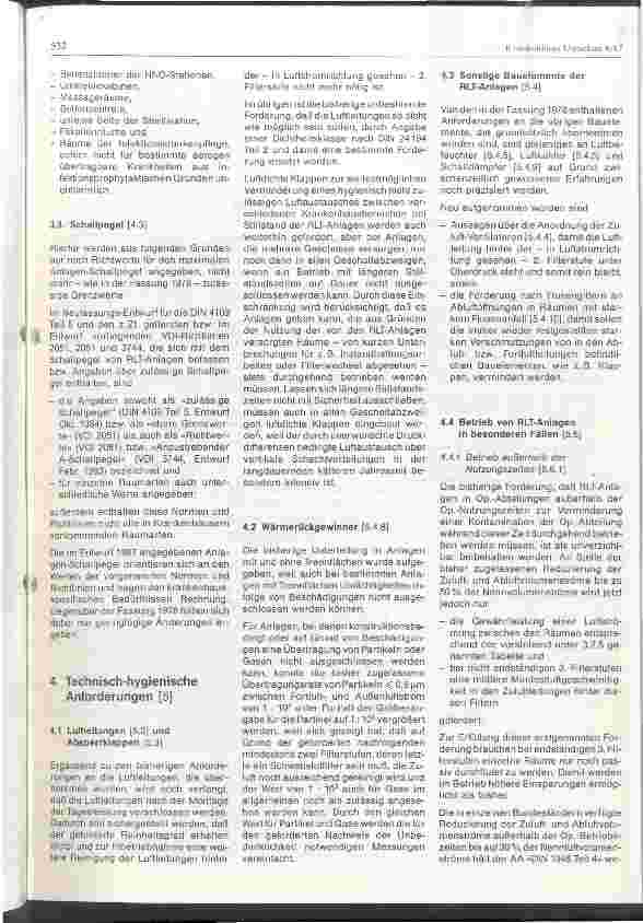Vorschauseite 4: Erläuterungen zum Neufassungsentwurf für die DIN 1946 Teil 4 - Raumlufttechnische Anlagen in Krankenhäusern