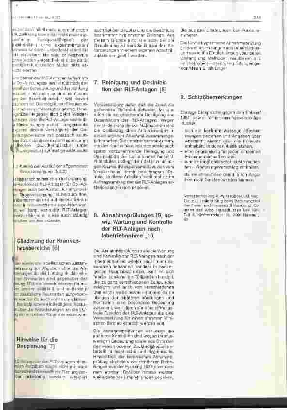 Vorschauseite 5: Erläuterungen zum Neufassungsentwurf für die DIN 1946 Teil 4 - Raumlufttechnische Anlagen in Krankenhäusern