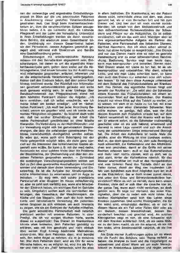Vorschauseite 4: Partnerschaft im Krankenhaus