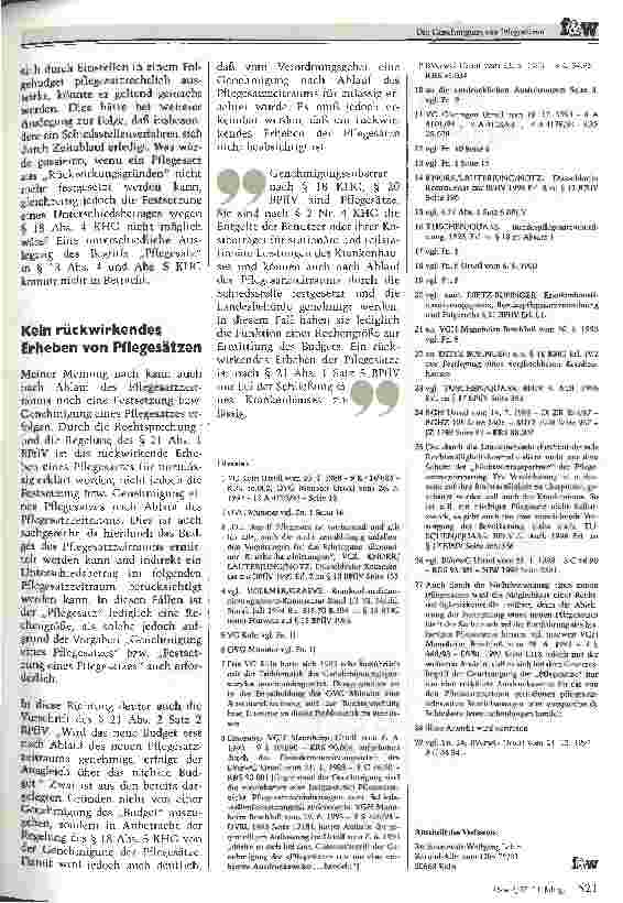 Vorschauseite 4: Die Genehmigung von Pflegesätzen oder der Gegenstand der Genehmigung nach § 18 KHG, § 20 BPflV