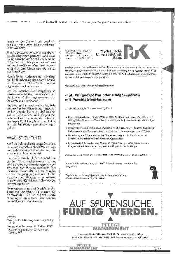 Vorschauseite 3: Konflikte sind das Salz in der Suppe einer guten Zusammenarbeit! Zuwenig ist fad, zuviel wird ungenießbar