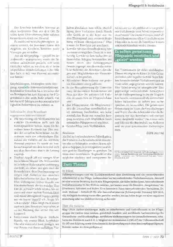 Vorschauseite 2: Die Fallbesprechung in der Pflege
