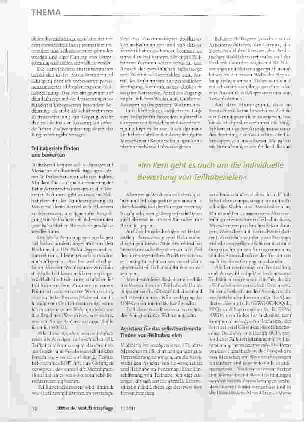 Vorschauseite 2: Teilhabeziele finden und bewerten