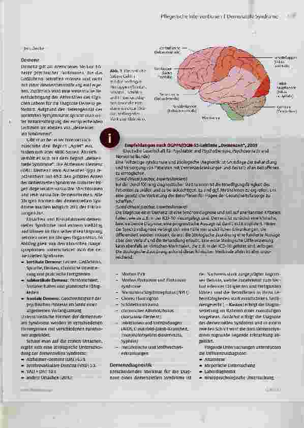 Vorschauseite 2: Demenzielle Syndrome: die Grundlagen